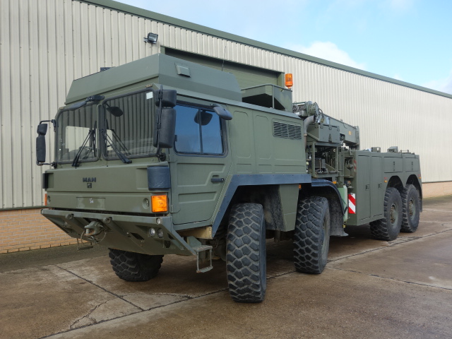 MAN SX45 8x8 recovery truck - Govsales of mod surplus ex army trucks, ex army land rovers and other military vehicles for sale