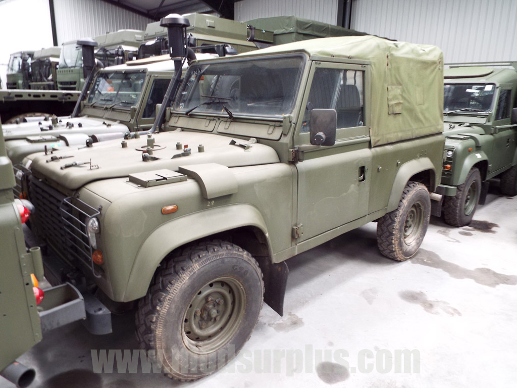 Land Rover Defender 90 Wolf RHD Soft Top (Remus) - Govsales of mod surplus ex army trucks, ex army land rovers and other military vehicles for sale