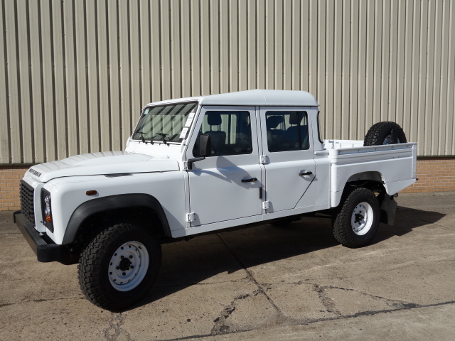 New Land rover 130 LHD double cab pickup - Govsales of mod surplus ex army trucks, ex army land rovers and other military vehicles for sale