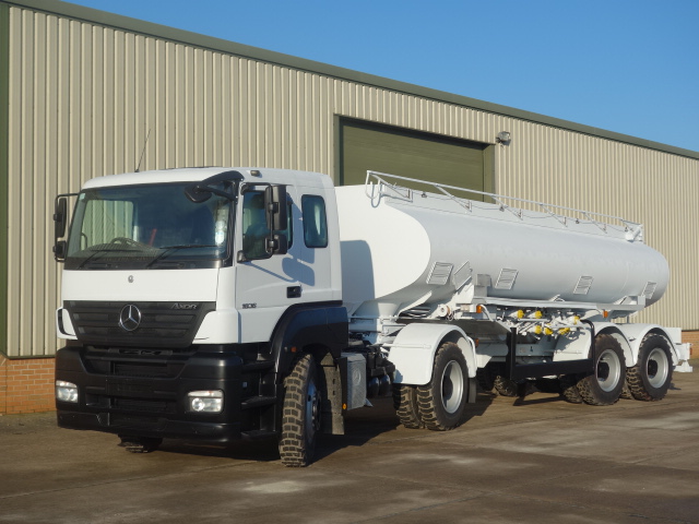 Mercedes Axor 8x6 tanker  - Govsales of mod surplus ex army trucks, ex army land rovers and other military vehicles for sale