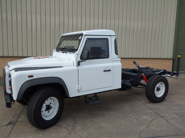 Unused Land Rover 130 RHD Chassis Cab (Armoured ) - Govsales of mod surplus ex army trucks, ex army land rovers and other military vehicles for sale