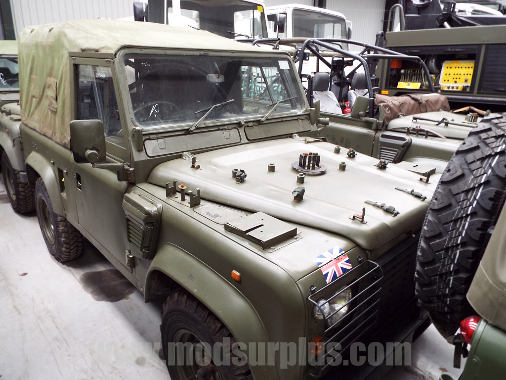 Land Rover Defender 90 Wolf RHD Soft Top (Remus) - Govsales of mod surplus ex army trucks, ex army land rovers and other military vehicles for sale