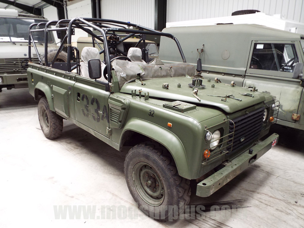 Land Rover Defender Wolf 110 Scout vehicle - Govsales of mod surplus ex army trucks, ex army land rovers and other military vehicles for sale