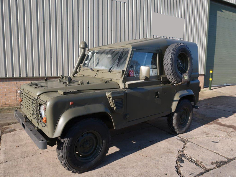 Land Rover Defender 90 Wolf LHD Hard Top (Remus) - Govsales of mod surplus ex army trucks, ex army land rovers and other military vehicles for sale