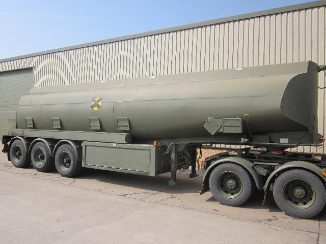Thompson 32,000ltr Bulk Fuel Tanker Trailer - Govsales of mod surplus ex army trucks, ex army land rovers and other military vehicles for sale