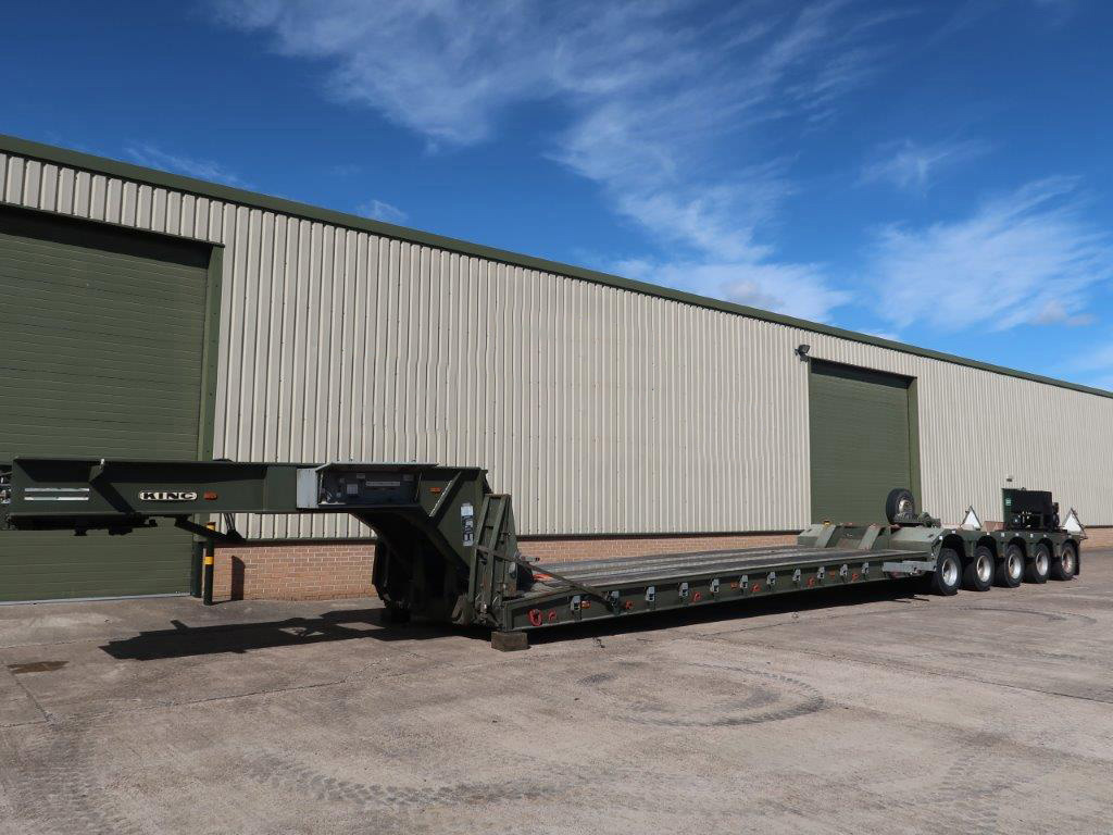 King GTL 93/5HS 5 Axle Low Loader Trailer - Govsales of mod surplus ex army trucks, ex army land rovers and other military vehicles for sale