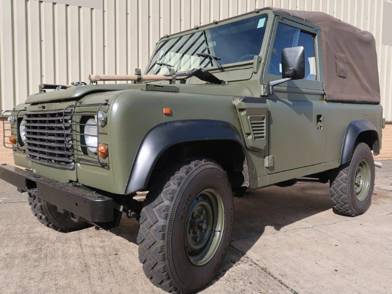 Land Rover Defender 90 Wolf LHD Soft Top (Remus)  - Govsales of mod surplus ex army trucks, ex army land rovers and other military vehicles for sale