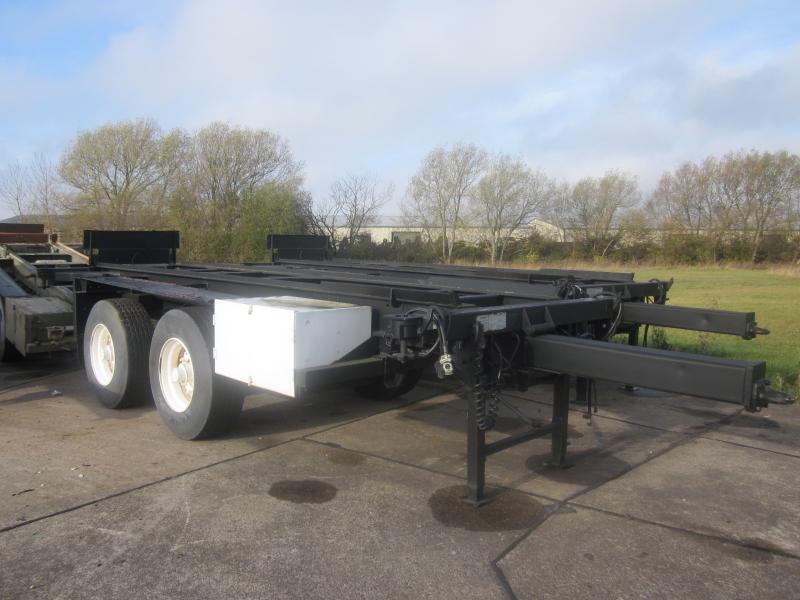RB Tandem axle 20ft ISO drawbar container trailers