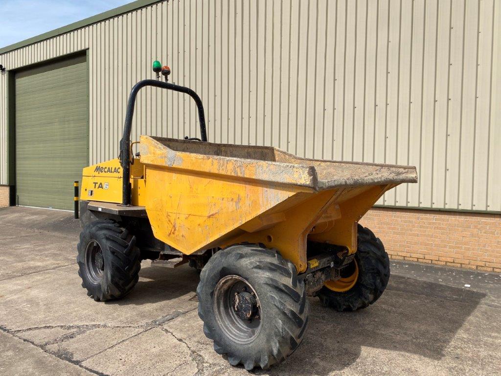 Mecalac TA6 Dumper - Govsales of mod surplus ex army trucks, ex army land rovers and other military vehicles for sale