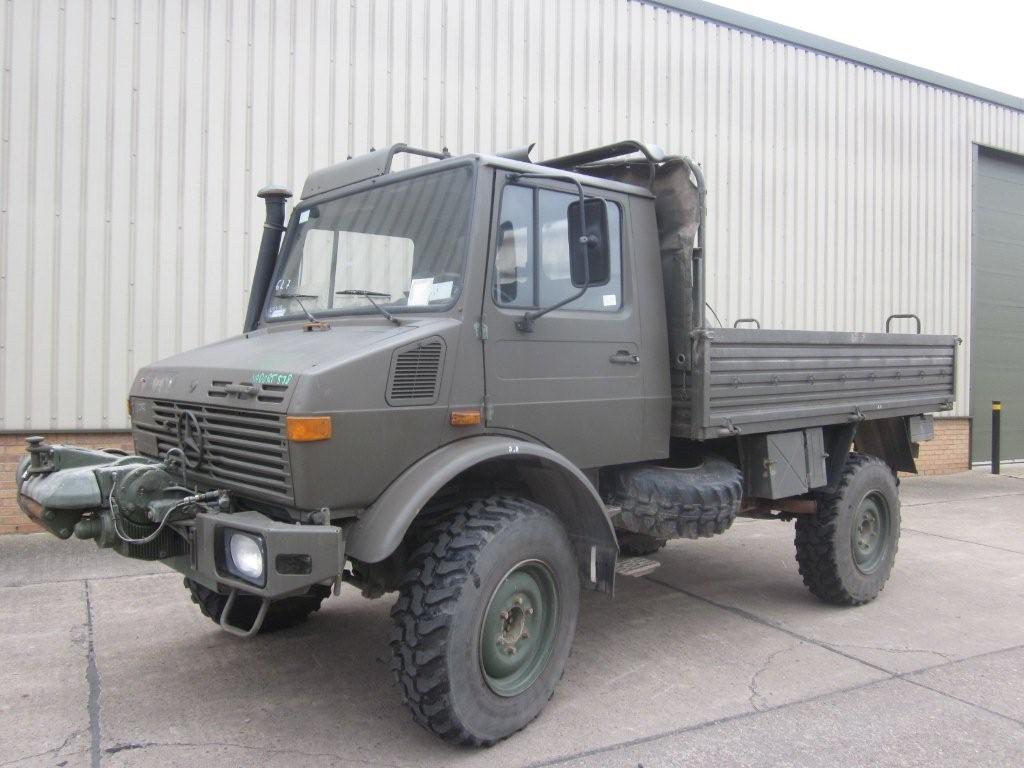 Mercedes unimog U1300L winch truck  - Govsales of mod surplus ex army trucks, ex army land rovers and other military vehicles for sale