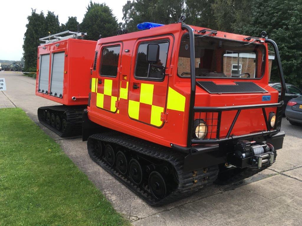 Hagglund BV206 ATV Fire Appliance (Fire Chief) - Govsales of mod surplus ex army trucks, ex army land rovers and other military vehicles for sale