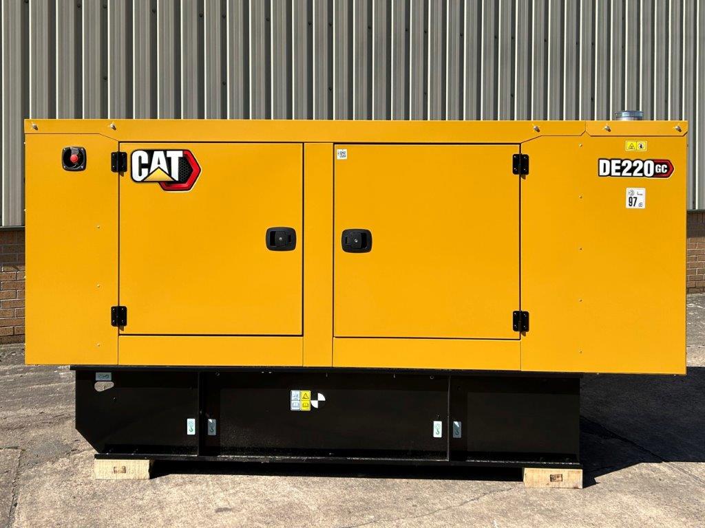 New Unused Caterpillar DE220 GC 220 KVA Generator - Govsales of mod surplus ex army trucks, ex army land rovers and other military vehicles for sale