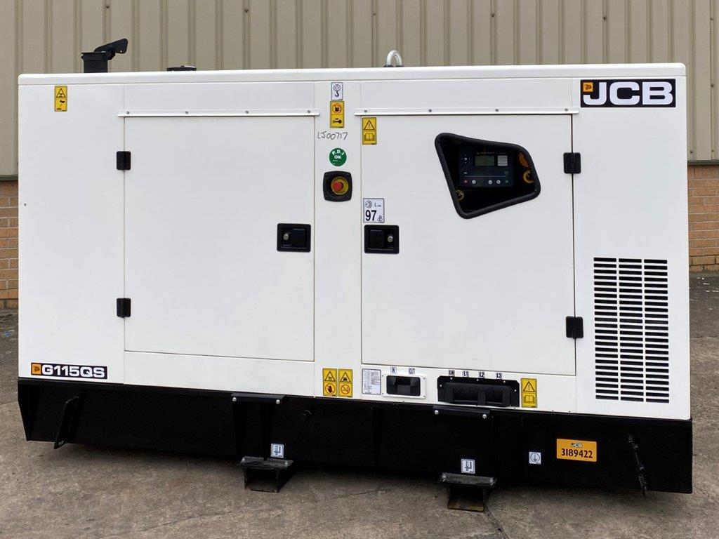 New Unused JCB G115QS Generator - Govsales of mod surplus ex army trucks, ex army land rovers and other military vehicles for sale