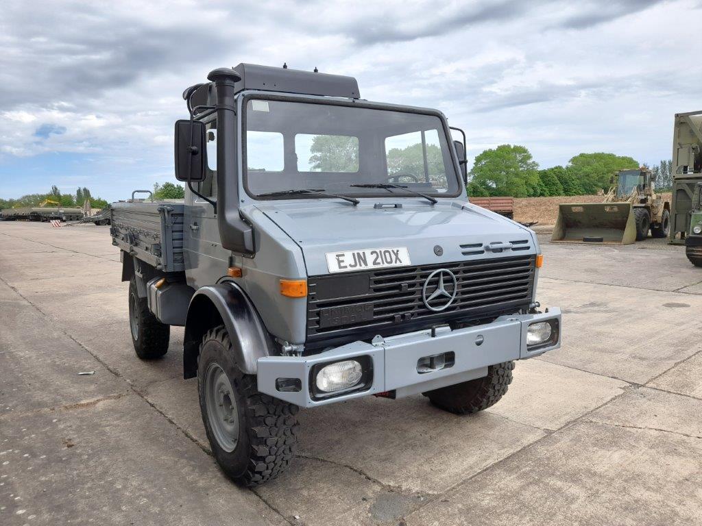 Mercedes Unimog U1300L 4x4 Drop Side Cargo Truck - UK Road Registered