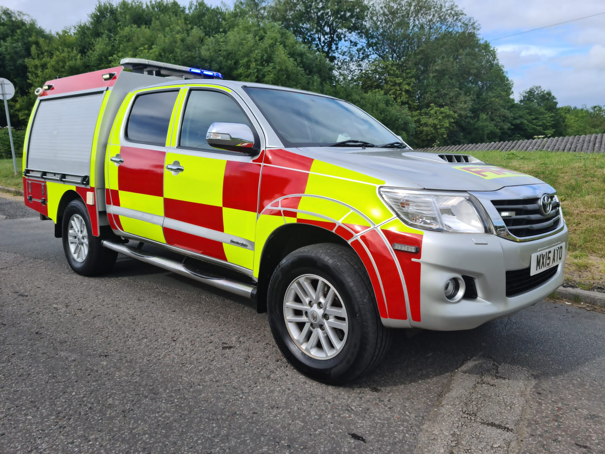 Toyota Hilux RIV Fire Appliance - Govsales of mod surplus ex army trucks, ex army land rovers and other military vehicles for sale