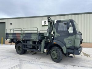 Mercedes 1017 4×4 Cargo Truck With Crane – 50583