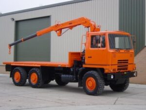 Bedford TM 6×6 Flat Bed Crane Truck with Atlas Crane – 11536