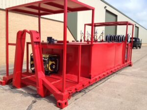 De-mountable (Drops) Skid Lube / Service Station – 40017