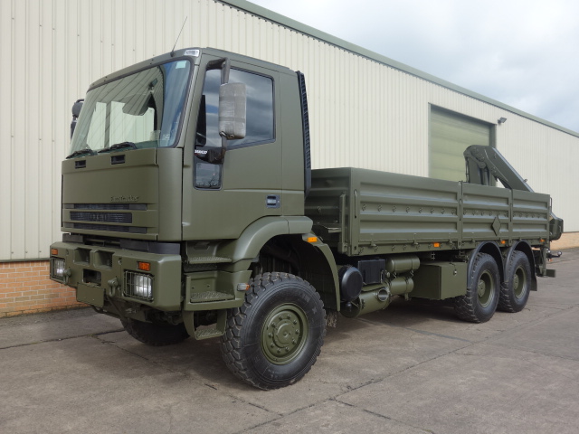 Iveco Eurotrakker 6x6 Cargo With Rear Mounted Crane