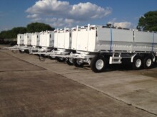 Schmitz tri axle draw bar trailer