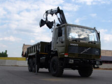 Volvo FL12 6x6 Tipper with clam shell grab