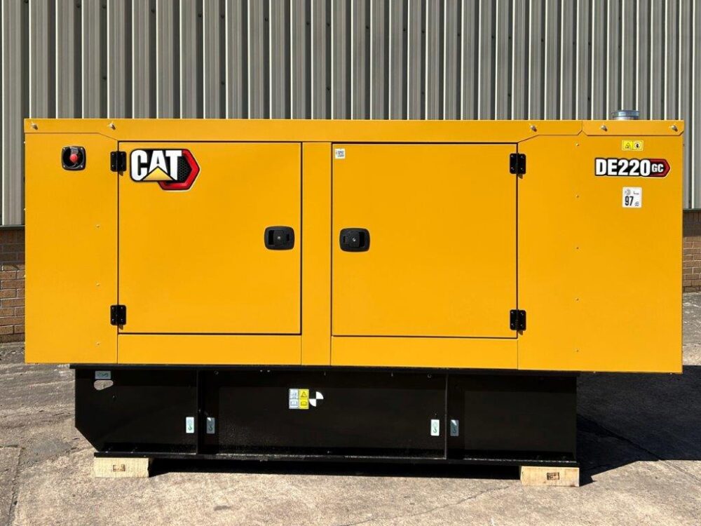 New Unused Caterpillar DE220 GC 220 KVA Generator