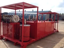 De-mountable (Drops) Skid Lube / Service Station