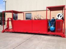 De-mountable (Drops) Skid Lube / Service Station