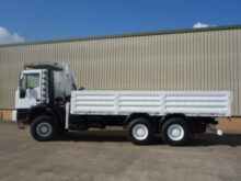 Iveco 260E37 Eurotrakker 6x6 Drop Side Crane Truck