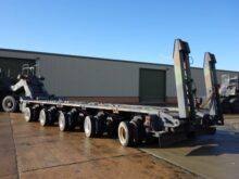 M1000 semi-trailer 40 wheel heavy equipment transporter trailer