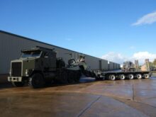 M1000 semi-trailer 40 wheel heavy equipment transporter trailer
