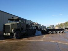 M1000 semi-trailer 40 wheel heavy equipment transporter trailer