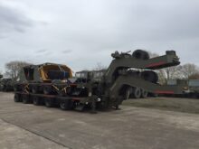 M1000 semi-trailer 40 wheel heavy equipment transporter trailer