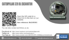 Caterpillar Tracked Excavator 320 DL