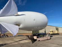 Revivor II Aerostat Surveillance Trailer 1300 Skyhawk camera kit