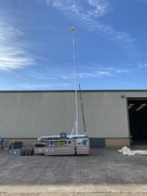 Revivor II Aerostat Surveillance Trailer 1300 Skyhawk camera kit
