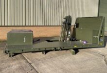 Unused cargo body with Hiab Crane