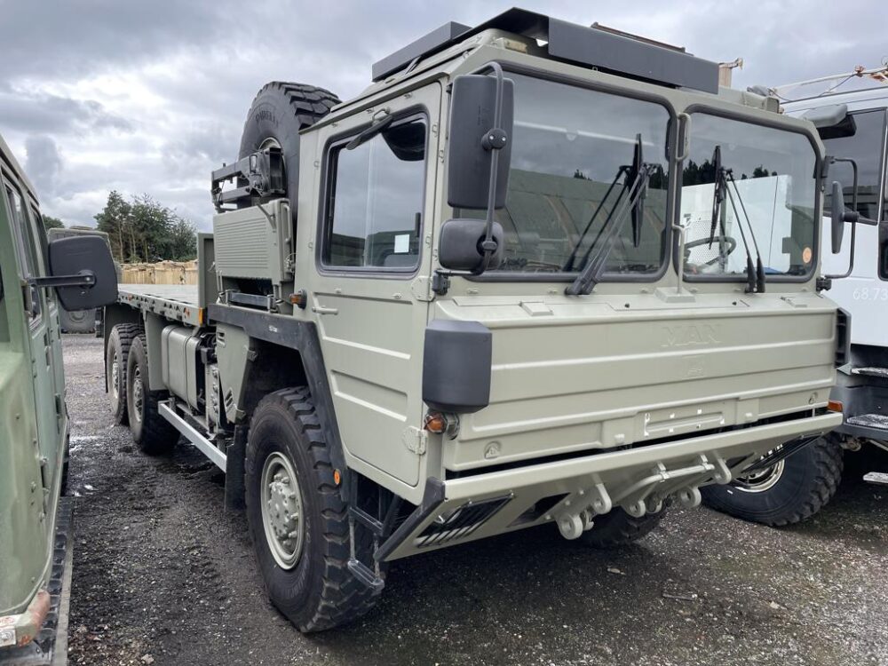 MAN KAT A1 6x6 LHD Flat Bed Cargo Truck