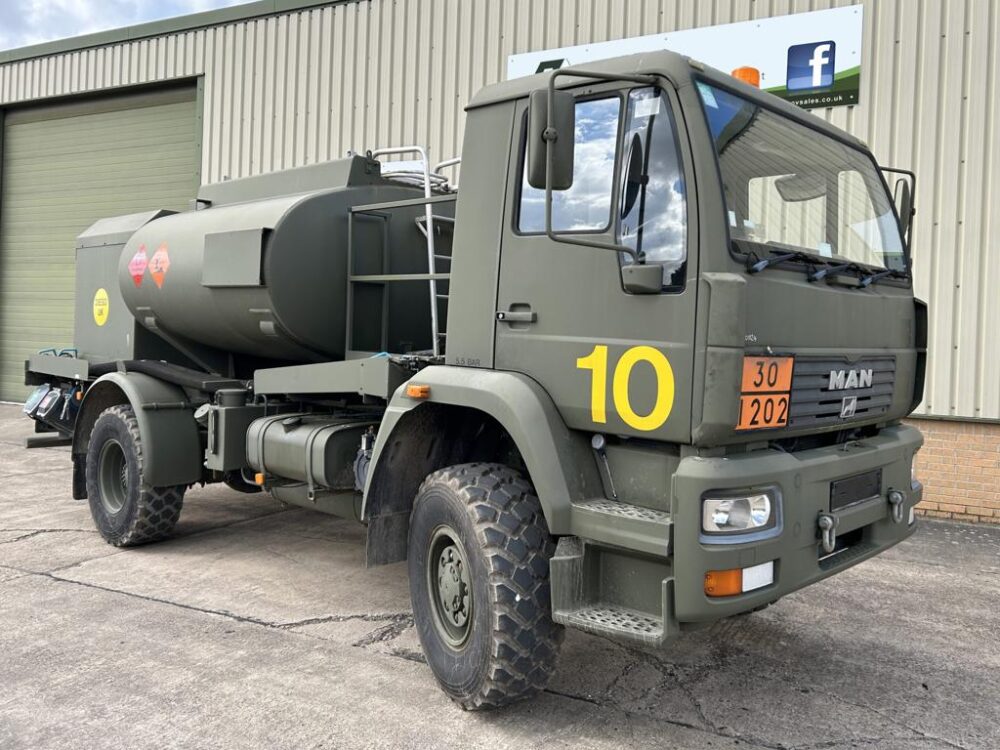 MAN LE14.220 4x4 5,000 Litre Aviation Fuel Delivery Tanker Truck