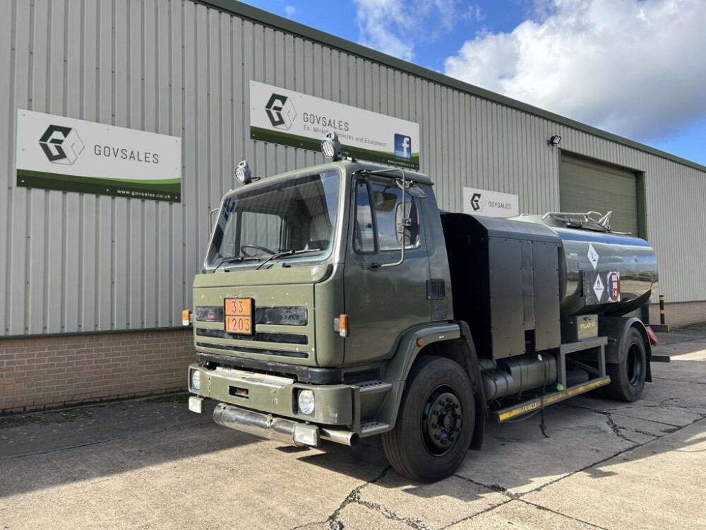 Ex Royal Navy DAF 50/160 4x2 9,000 Litre AVGAS aviation fuel delivery tanker truck