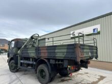 Mercedes 1017 4x4 Cargo Truck With Crane
