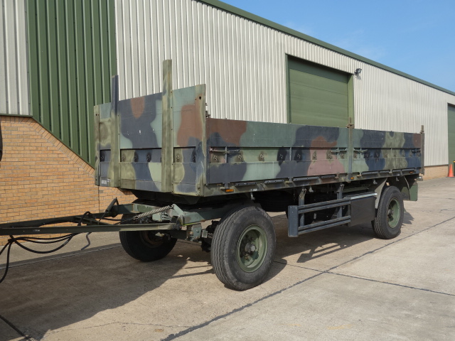 Kassbohrer 2 axle draw bar cargo trailer – 40129