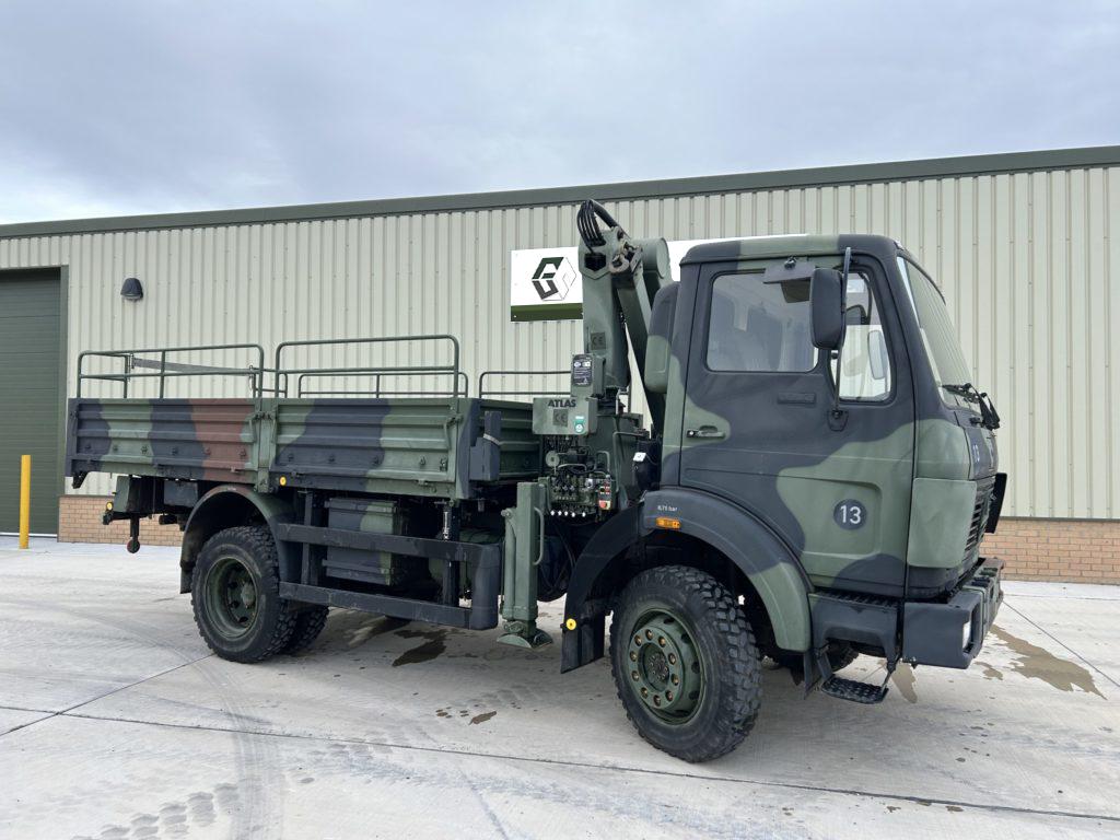 Mercedes 1017 4×4 Cargo Truck With Crane – 50583