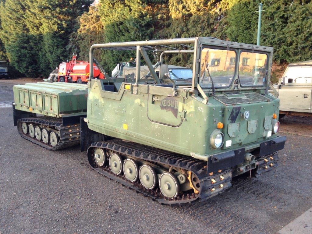 Ex Army Hagglunds BV206 Soft Top Anti-Tank ATV Platform